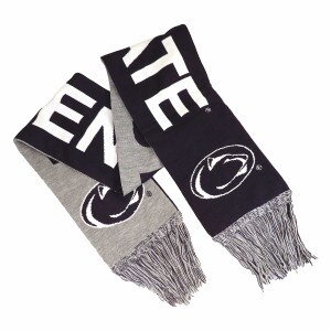 reversible soccer scarf Penn State and Athletic Logos